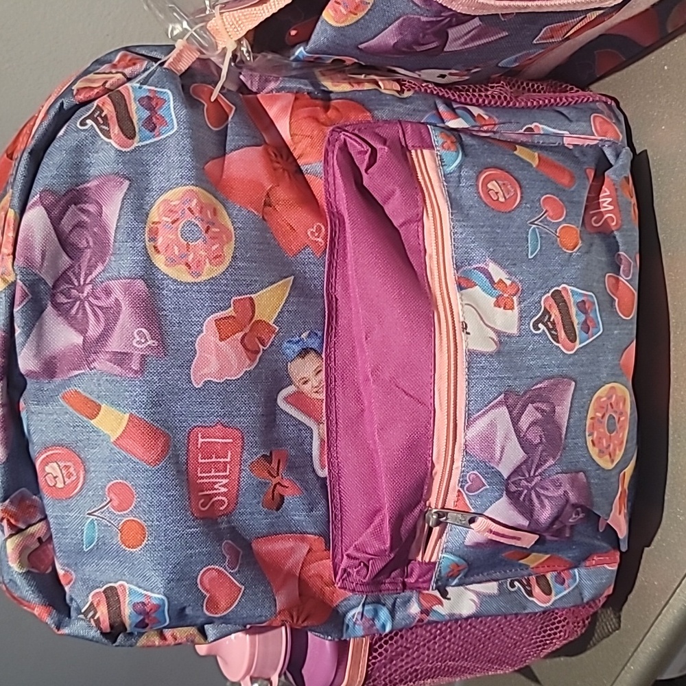 Jojo backpack 5pc plus 2 more